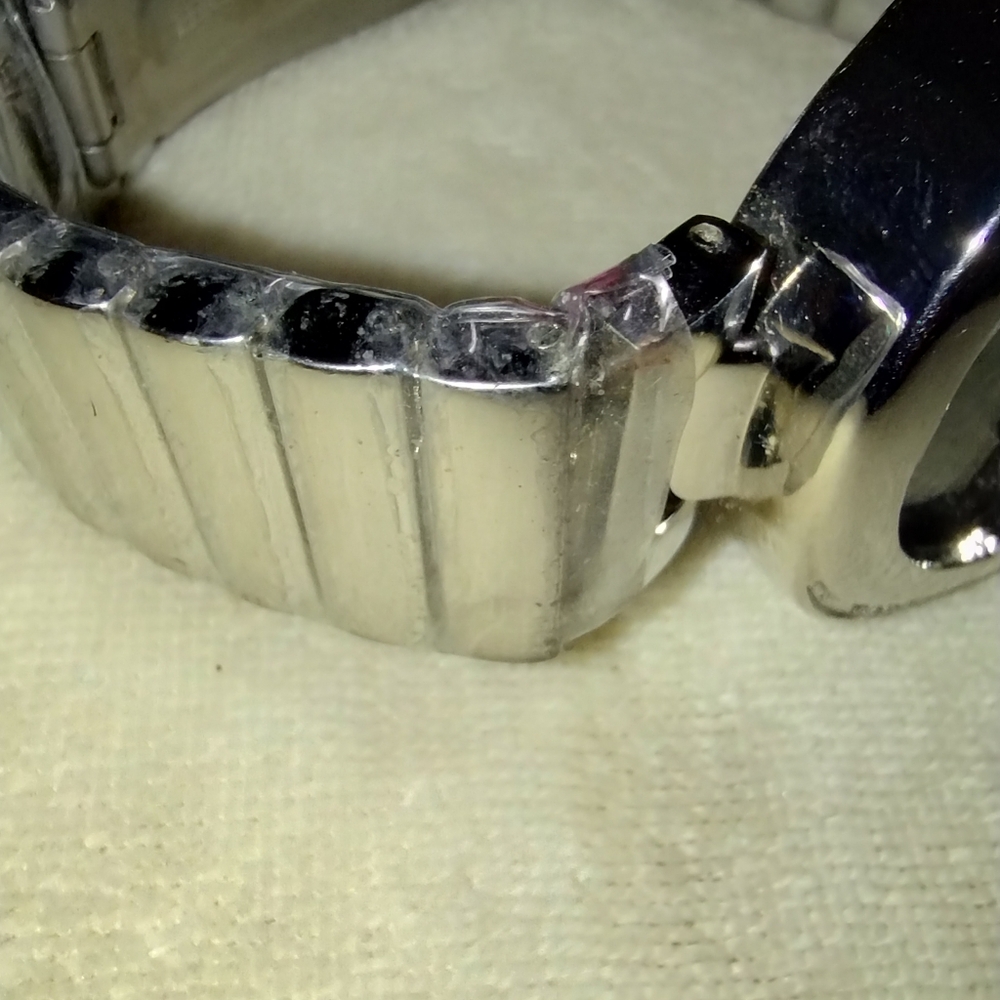 Women's Gucci Watch, Black Bezel, Stones Around Face, Stainless Steel, #1699 #10 - Picture 14 of 16